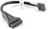 CablesOnline USB 3.0 20-Pin Motherboard Header Female to USB 2.0 8-Pin Male Adapter, 4" (USB3-AD24)