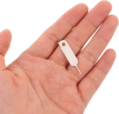 400pcs SHOWERORO Universal Sim Card Tool Kit with Hanging Hole, Cell Phone Card Ejector Pins for Smartphones