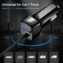 BoxWave Car Charger for Spotify Car Thing - Extra USB Port & Integrated Cable - Black, Perfect for On-the-Go Charging!