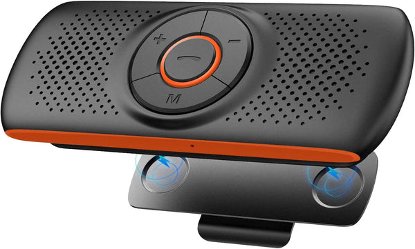 SKYBESS Car Bluetooth Speaker for Cell Phone, Portable Bluetooth Handsfree Car Kit, Wireless In-Car Speakerphone Music