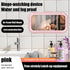 Waterproof Phone Case Bathroom Folding Holder, 360 Degree Rotating Wall Mounted Mobile Phone Case, Pink