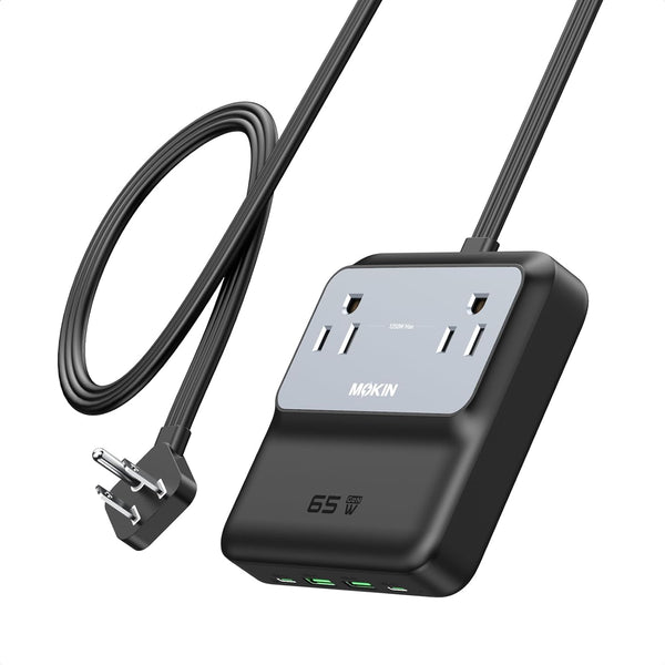 imokin Charging Station, 65W Max 6-in-1 USB C Power Strip for iPhone 17/16