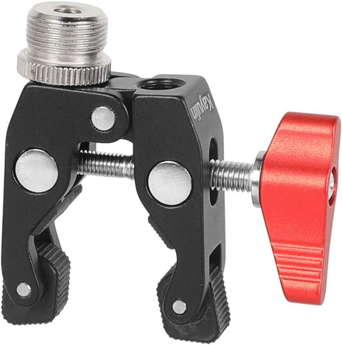 Kayulin Super Crab Clamp with 5/8-27 Screw Mount for Camera Mic Flash Light