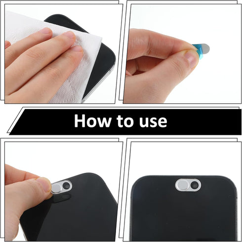 YQQYG 3 Pcs Laptop Camera Cover Slide, Ultra-Thin Metal Camera Cover, Webcam Covers Slide, Protect Your Privacy
