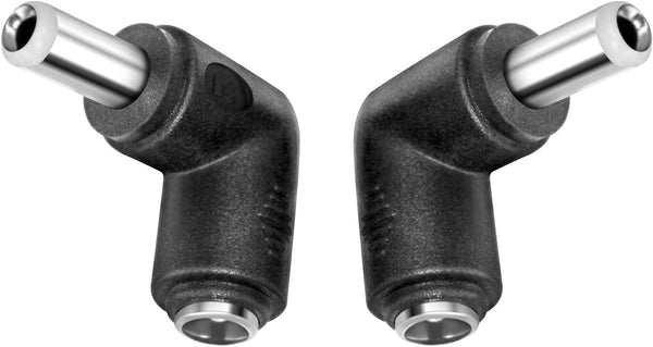 Artilits 2pcs 2.1mm*5.5mm Female to 5.5 * 2.5mm Male, 12V Plug Connector 5.5