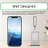 iPhone 11 Silver SIM Card Tray Holder Replacement Single SIM Version with Waterproof Rubber Ring Repair Tool Kit A2111