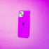 SteepLab 15 Neon Highlighter Case for iPhone - The Grippy Jelly Case w/Protective Air Pockets (Saturated Vivid Purple)