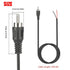 RCA to Bare Wire Speaker Cable | 10 FT Subwoofer HDTV Cable Male Plug Connector for Speakers Amplifier - 2 Pack