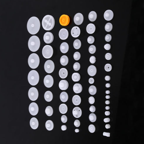 64 Set Robot(64 Type Plastic Gear for DIY Toy Motor Car Types)