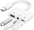 USB C to USB Adapter for Headphones, 3 in 1 USB-C Fast Charging Adapter, Super Speed Data Transfer, 60W Charging