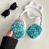 Cute Glitter AirPods Max Case with Cleaner Kit, Anti-Scratch Shell Pattern Cover for Ear Pads and Headband, Protective