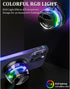 ZCNANDG G200 7H Multifunctional Magnetic Bluetooth Speaker, Portable Mini Bluetooth Speaker with Multi-RGB Color Light