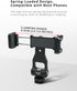 Xixan Metal Phone Tripod Mount Adapter, Smartphone Holder Clamp Support Stand with Cold Shoe, Compatible with iPhone