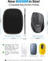 Afterplug 1 2, Stick-On Mouse Holder for Laptop, Adhesive Storage Pouch Compatible with Logitech Anywhere, Pebble