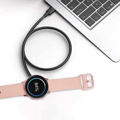 Trami 2 Pack Wireless Charging Dock Compatible with Samsung Galaxy Watch 7/6/6 Classic/5/5 Pro/4/4 Classic/3/Active