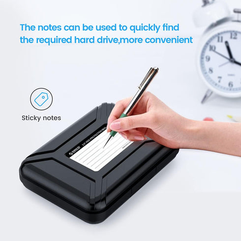 ORICO Hard Drive Case, 3.5 inch HDD Storage Carrying Case, Anti-Static and Shockproof for External Hard Drives