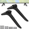 Maozhren TV Legs for Toshiba TV Stand Replacement, Only for Toshiba 43C350LU 50C350LU