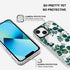 MOSNOVO iPhone 13 Case, Eucalyptus Design with 6.6ft Military-Grade Drop Protection & Anti Peel Off Tech