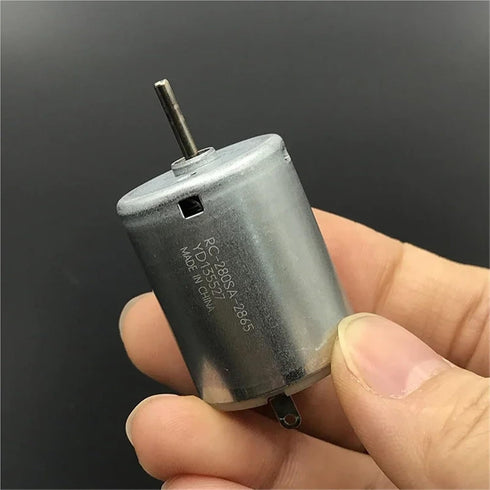 AYEXNSW RC-280SA-2865 9V 16000RPM 1Pcs Carbon Brush Motor DC High Speed Large Power DIY Hair Drier/Toy Car Boat