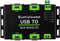 Waveshare Industrial Isolated USB to 4CH RS232 Converter (DB9 Female Interface), Adopts Original FT4232HL Chip,