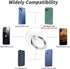 Cell Phone Ring Holder, Transparent 360° Rotation Finger Ring Stand, Clear Kickstand for Phones and Tablets