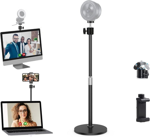 AceTaken Webcam Holder Stand Desktop Tripod Compatible with Razer kiyo pro X webcams