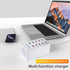 USB Charger 10-Ports, USB Charging Station for Multiple Devices, Power Hub Strip, Smart Plug Charging Dock for iPhone