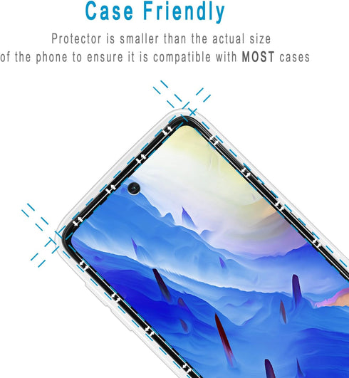 (2 Pack) Privacy Screen Protector for Motorola Moto G Play (2024), Anti Spy Tempered Glass, Bubble Free, Case Friendly