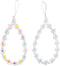 Beaded Mobile Phone Lanyard Wrist Strap, Y2K Cute Phone Charms for Women, Anti-Lost Chains