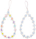 Beaded Mobile Phone Lanyard Wrist Strap, Y2K Cute Phone Charms for Women, Anti-Lost Chains