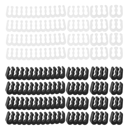 Rooyar 2.5-3.2mm 4/8/6 /24Pin PP Cables Comb Clamp Clip Dresser for PC Power Cables Wiring for PC GPU Collect Clips