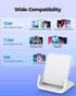 YUWISS Wireless Charger Stand, Cordless 10/7.5/5W Compatible with iPhone 14/13/12/11Pro Max/XR/XS/X/8/8Plus Galaxy