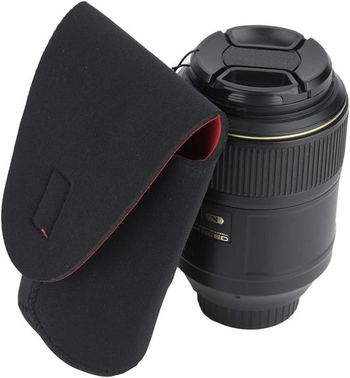 Lens Pouch Bag, 5pcs Camera Lens Storage Bag, Protective Shockproof Pouch Set for SLR Camera Lens