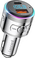 LENCENT Bluetooth 5.3 FM Transmitter, Full Metal Car Adapter with PD 20W & QC3.0 Fast Charger