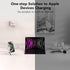 3 in 1 Wireless Charging Station for Apple Devices, Foldable Magnetic Charger for iPhone 15/14/13/12, Apple Watch,