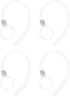 Replacement Earhook for Motorola Elite Flip HZ720 HX550 H19 H19txt H17 H525 H520, 4 Pcs, Clear