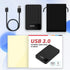 Portable External Hard Drive Storage, Mobile HDD USB 3.0 for PC, Mac, Desktop, Laptop, PS4, PS5, Xbox (Black, 320GB)