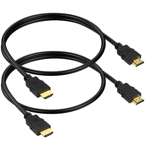 Vorothin 4K HDMI Cable 2 FT 2-Pack, Short HDMI Patch Jumper Cord 2FT