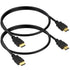 Vorothin 4K HDMI Cable 2 FT 2-Pack, Short HDMI Patch Jumper Cord 2FT