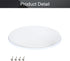 Fielect 8" Speaker Grill Cover White Speaker Grill Mesh Round SubWoofer Grille Car Speaker Grill Cover Guard Replacement