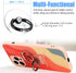 Transparent Phone Ring Holder Grip - EI Sonador Clear Cell Phone Stand Holder, 360° Rotation (2 Black Diamond)
