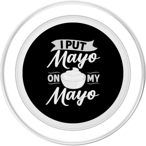 Mayonnaise Sauce Funny Food Dressing Recipe PopSockets MagSafe PopGrip for iPhone