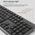 Guiheng Wired Computer Keyboard, Plug Play USB, Large Number Pad, LED IndicatorsErgonomic, Foldable Stands,Anti-Wear