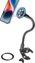 EEEKit Magnetic Gooseneck Phone Holder, Motorcycle Handlebar Mount, Compatible with iPhone MagSafe and