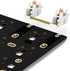 YIMAGUJRX Keyboard Stabilizer Switch Pads, 20Pcs Teflon Film & 12Pcs Steel Wire EVA Pads (Black)