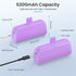 Mini Portable Charger Power Bank for iPhone, 5200mAh PD Fast Charging Battery Pack, Compatible with iPhone