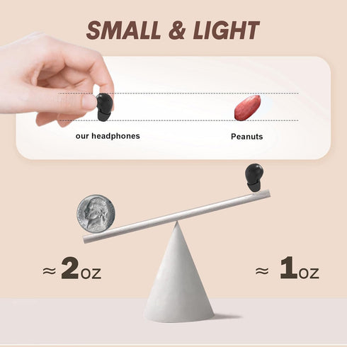 Yihou Ear Buds Invisible Small Mini Sleep Earbuds Headphones Wireless Bluetooth Comfortable Tiny Sleeping Smallest Low