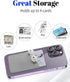 BIAJIYA Card Holder for Back of Phone, Stick-on ID Credit Adhesive Silicone Pouch Wallet for All Smartphones
