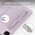 LOVE MEI Removable Silicone Holder for Apple Pencil 1st/2nd Generation, Strong Adhesive Magnetic Attach (Purple)