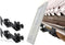 Wasserstein Gutter Mount for Ring, Arlo, Blink, Reolink Cams & Solar Panels, 2 Pack, Black